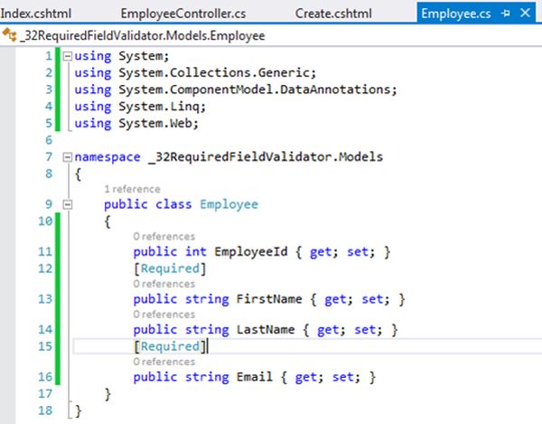 require field validater